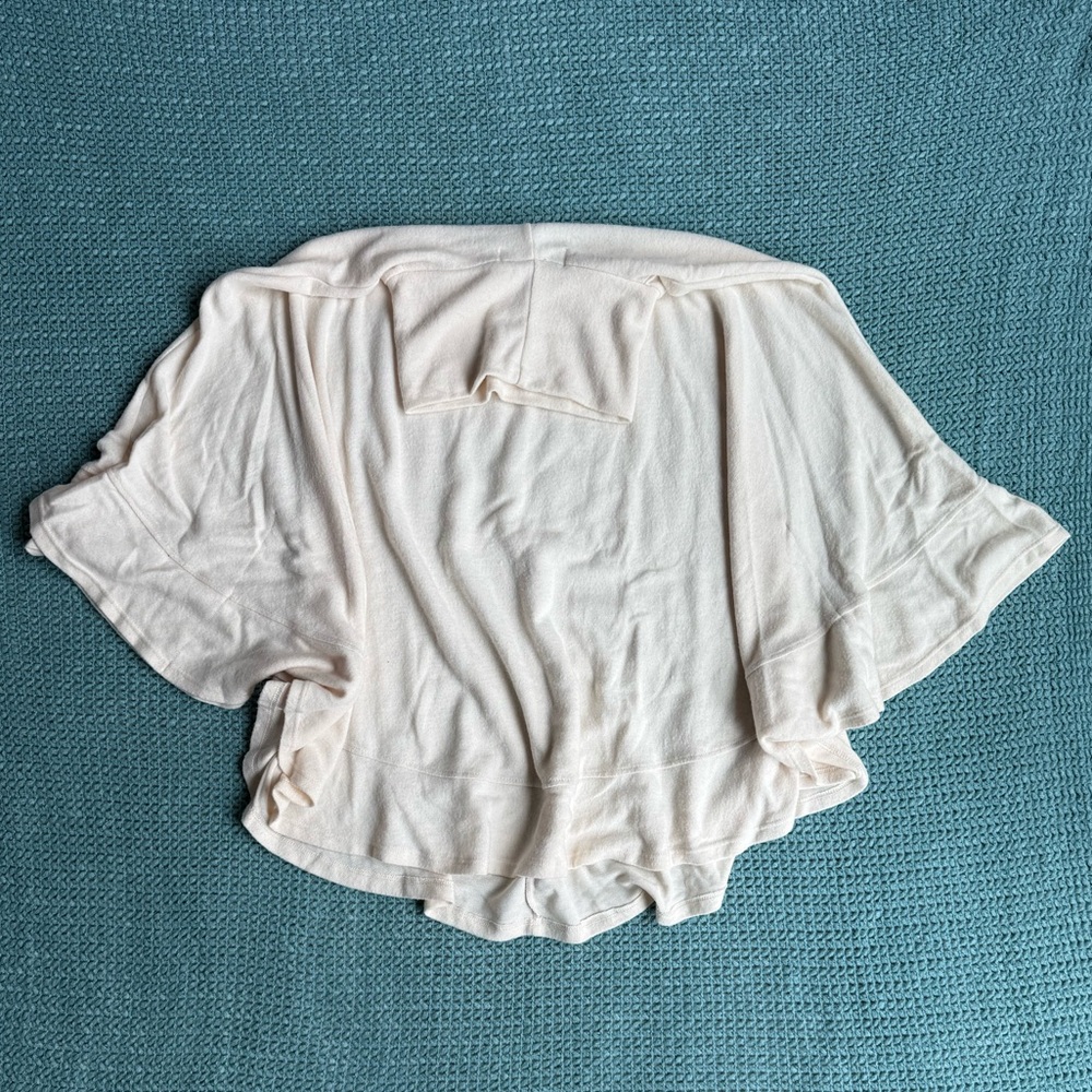 Cream Poncho
